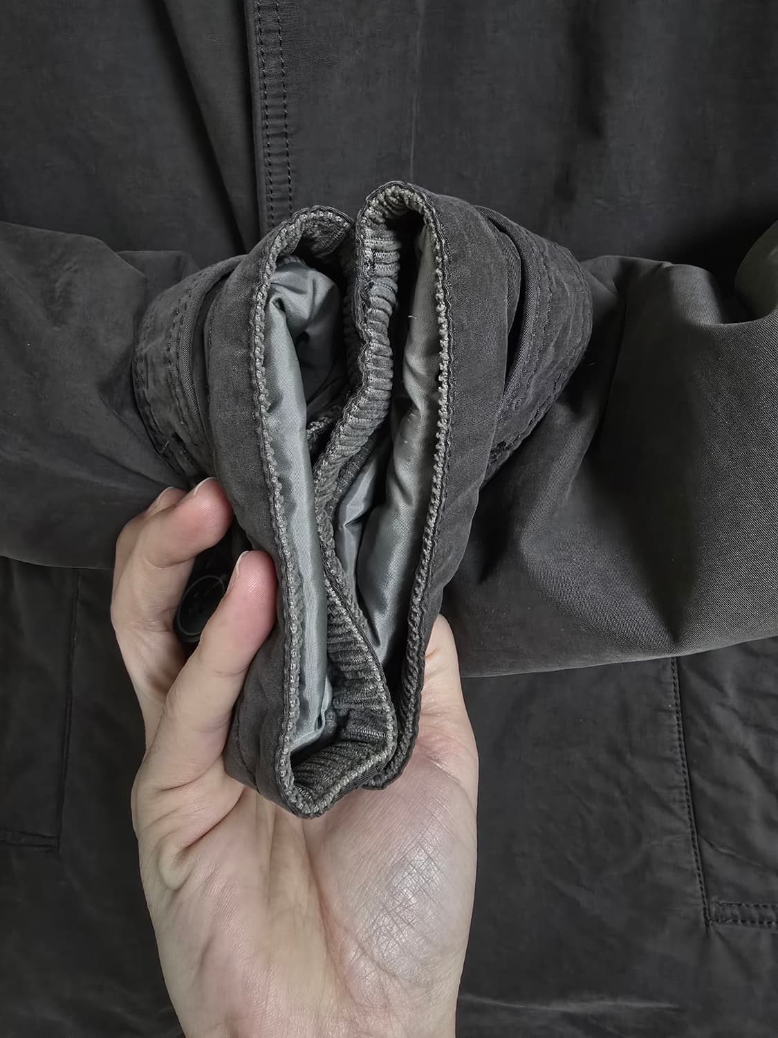 Series 시리즈 양털카라 왁싱 구스다운 코트 95사이즈 상품이미지3