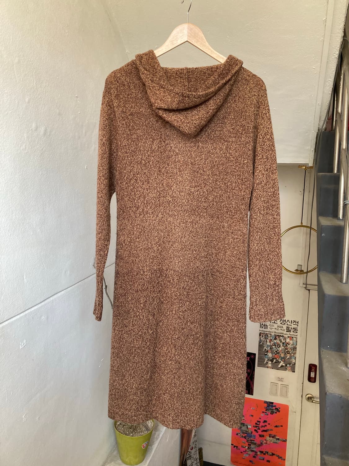 울 떡볶이 롱 니트 가디건 상품이미지5