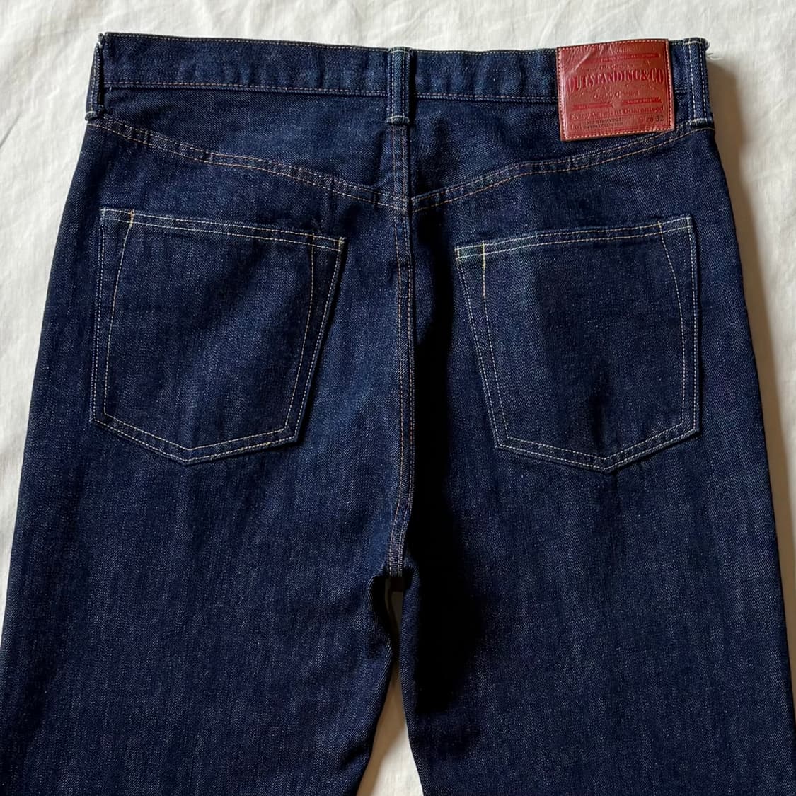 [32] OUTSTANDING 아웃 스탠딩 셀비지 인디고 데님 상품이미지8