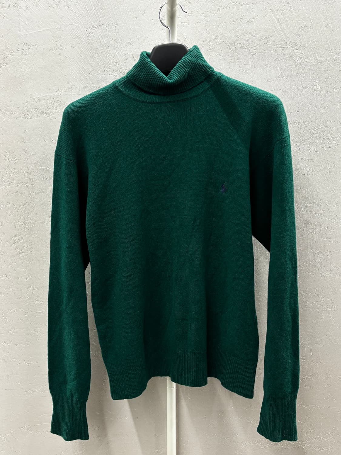 폴로 랄프로렌 그린색 터틀넥 니트 L 상품이미지2