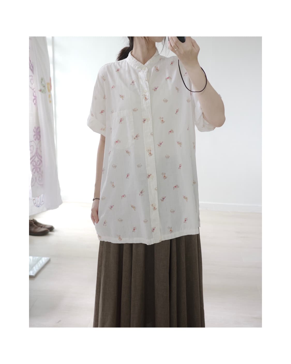  Mini fairy character pattern shirt 상품이미지7