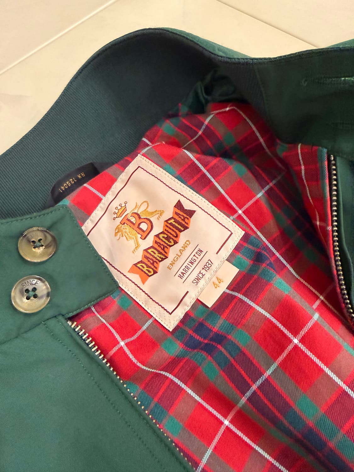 바라쿠타 g9 헤링턴 자켓 44(105-110) 상품이미지5