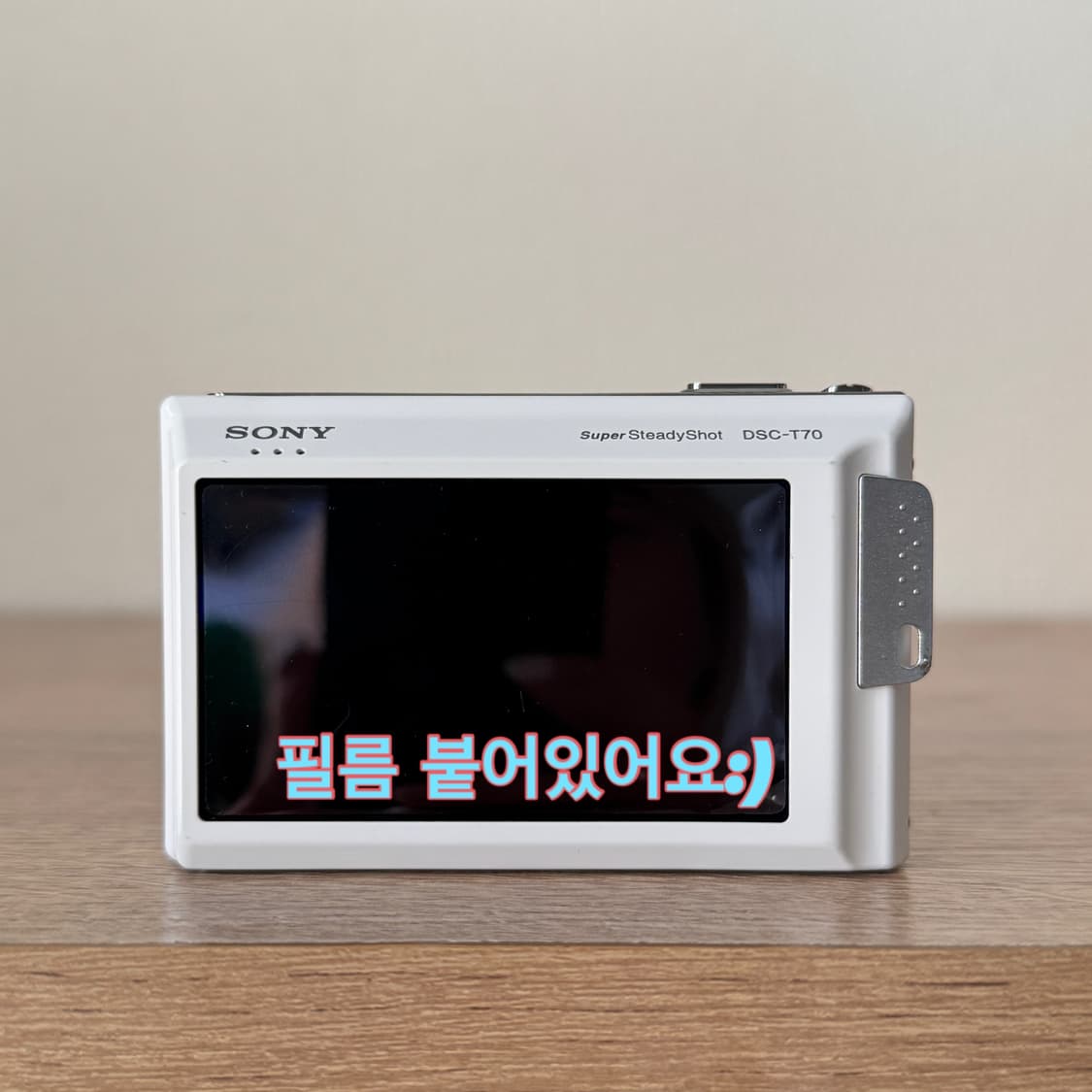 소니 사이버샷 DSC-T70 빈티지 디카 화이트  (정품 충전기 포함) 상품이미지7