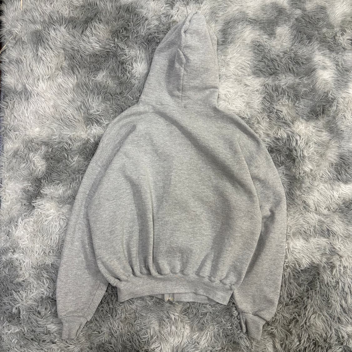 90s Russell Zip Hoodie Gray 상품이미지3