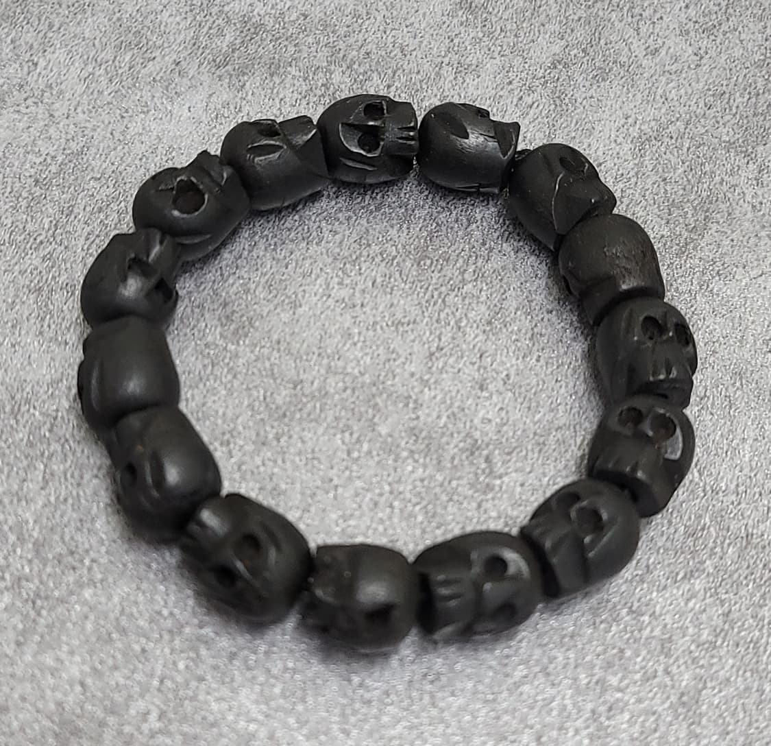wood skull bracelet  set 상품이미지2