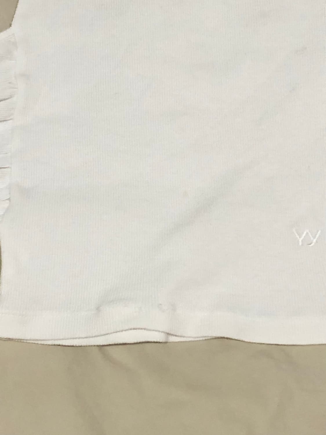 OPEN YY(오픈와이와이) NOTTED SLEEVELESS, WHITE 상품이미지6