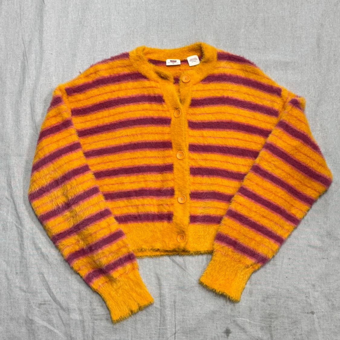 리바이스 우먼 크롭 앙고라 가디건 XS 상품이미지1