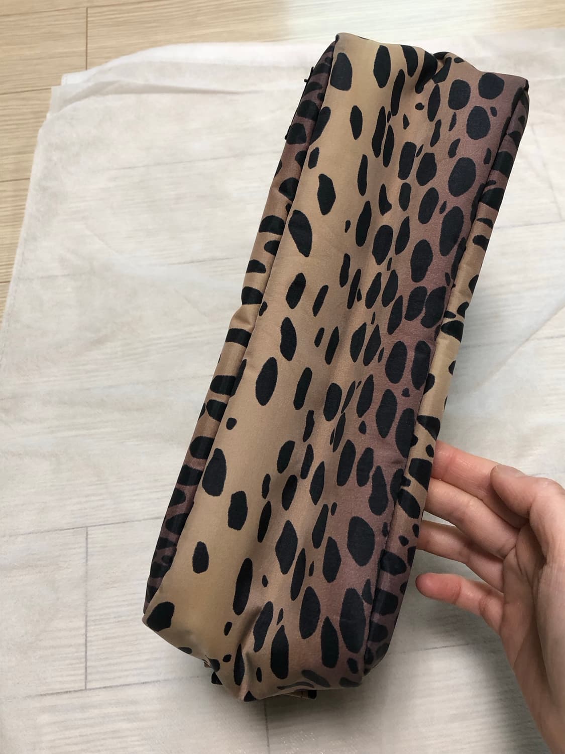 헤드포터 레오파드 사각 나일론 숄더백 핸드백 가방 상품이미지5