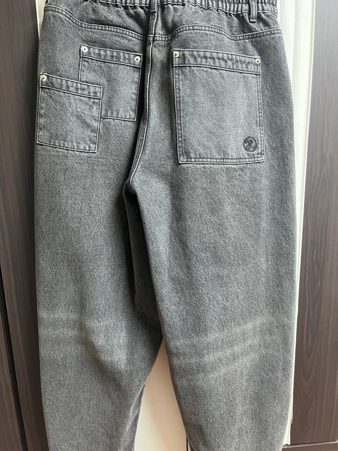 엑스톤즈 XP172 빅 와이드 벌룬 데님 팬츠 상품이미지4