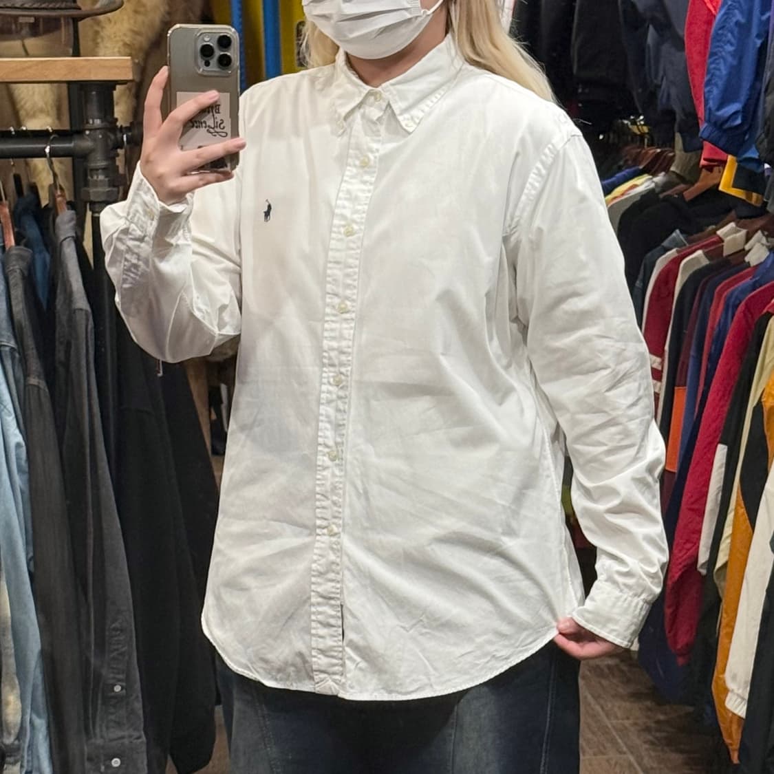 [HI] 폴로 랄프로렌 긴팔셔츠 화이트 상품이미지4