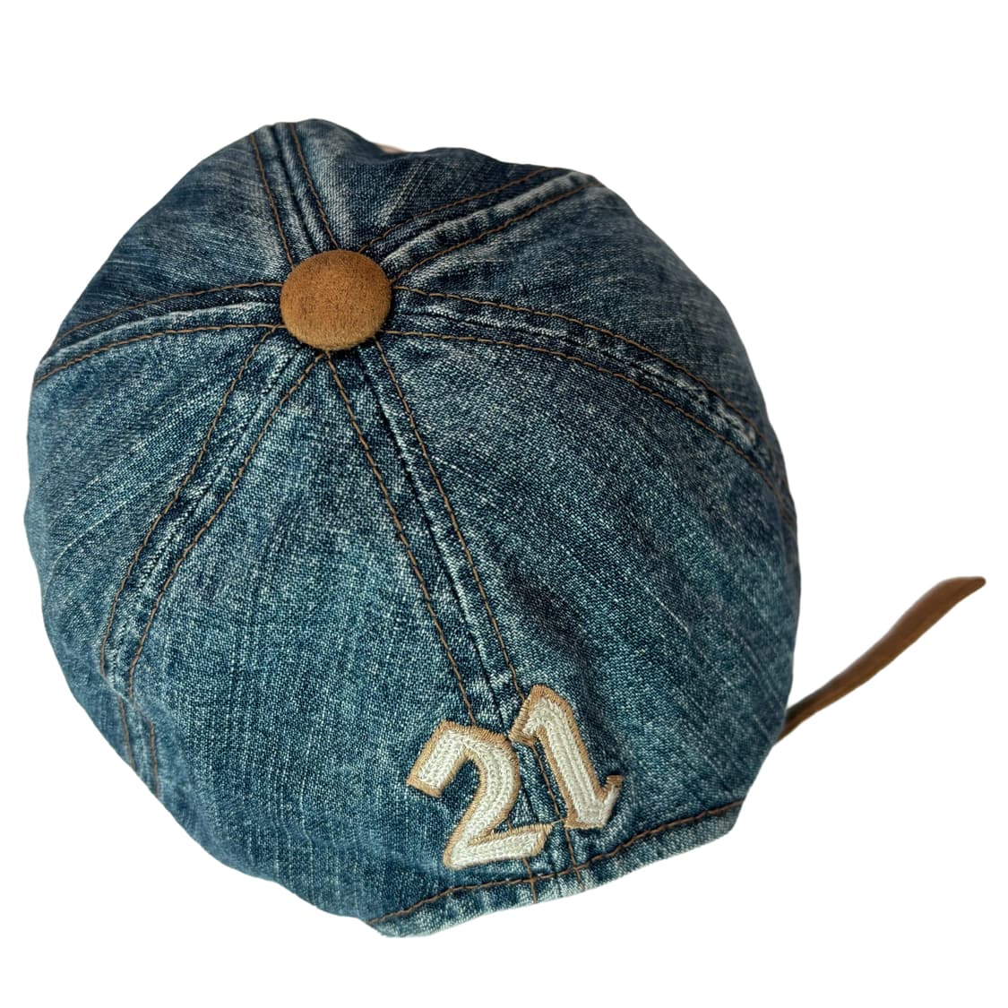 스포츠 리플레이 빈티지 데님 배색 볼캡 상품이미지3