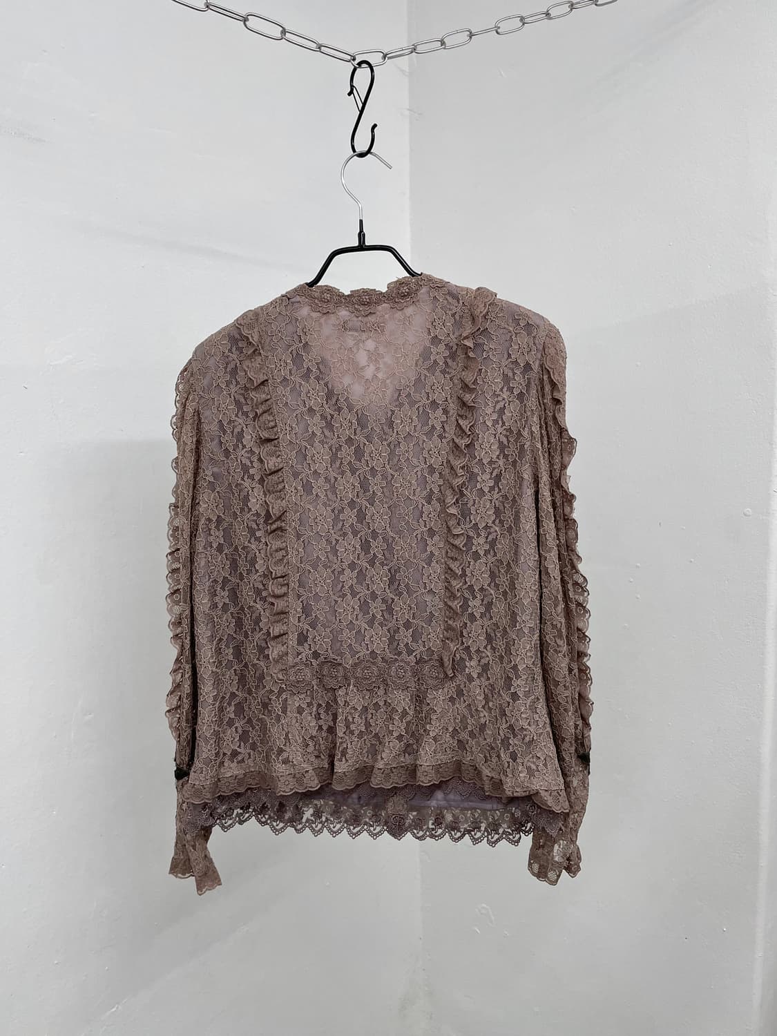 페어리 레이스 자수 디테일 블라우스 상품이미지9