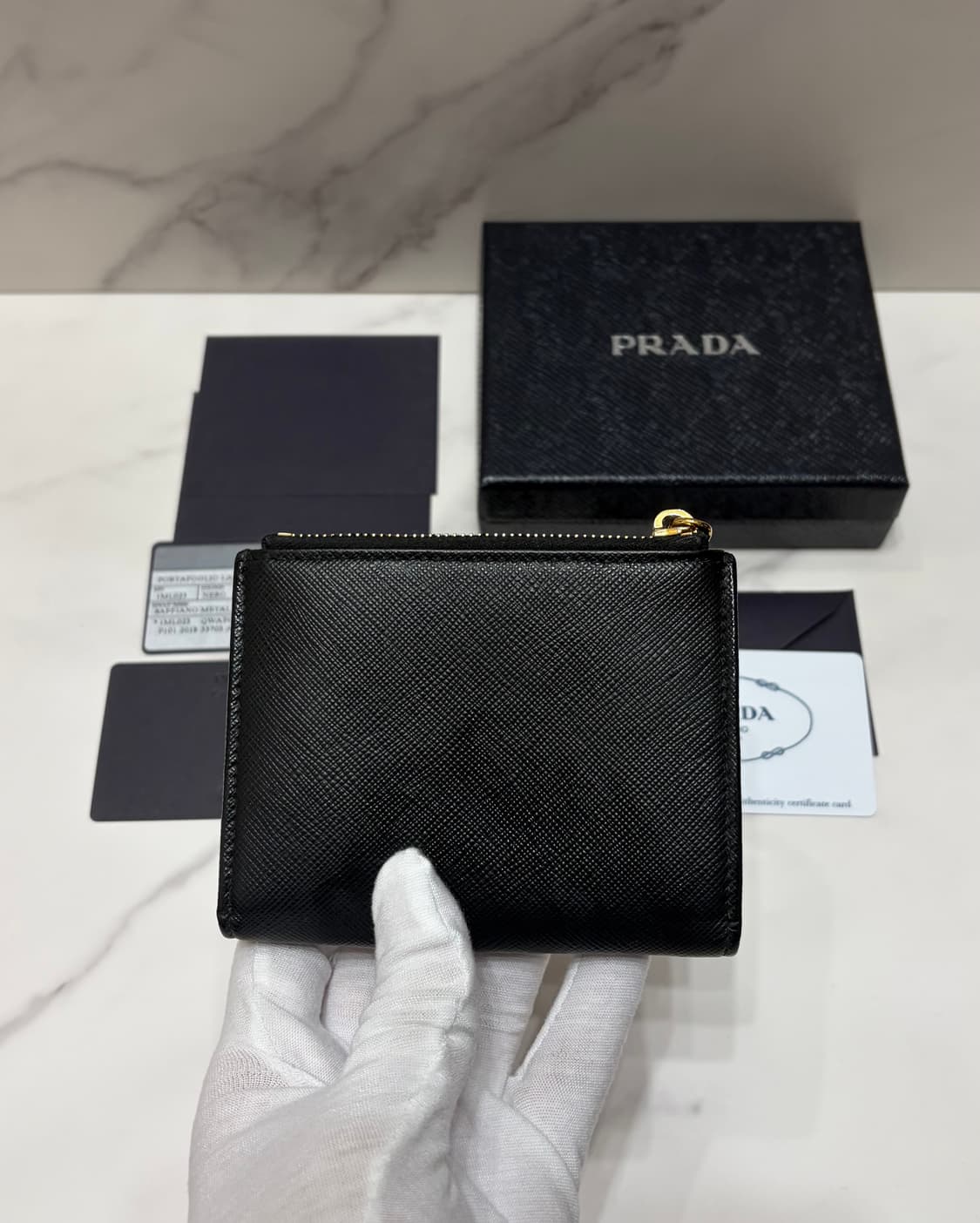 [정품] 프라다 사피아노 반지갑  상품이미지2