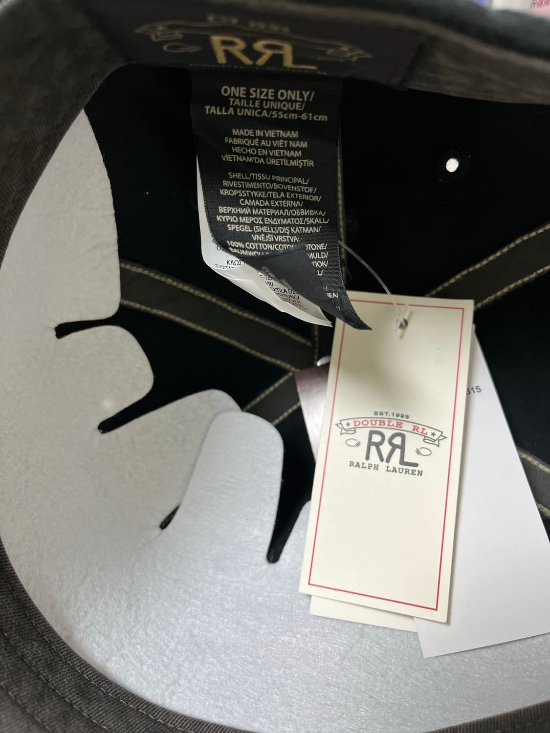 더블알엘 / 랜치 로고 볼캡 모자 / 블랙 / Free 상품이미지4