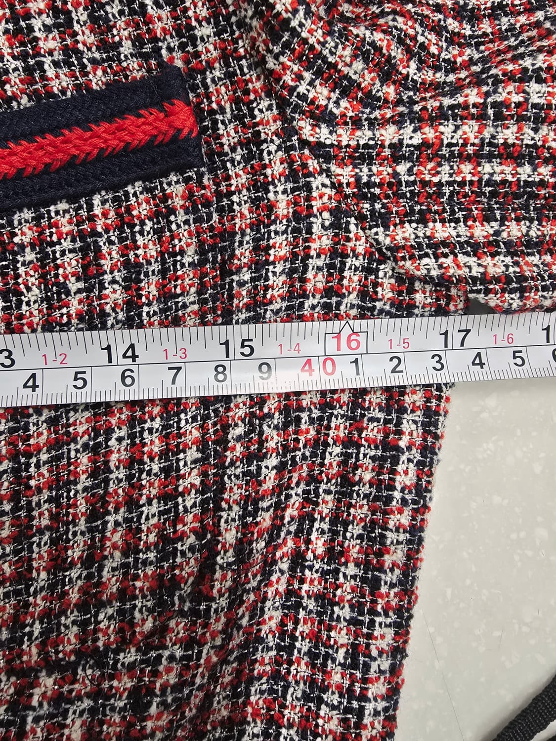 레니본 트위드 원피스  포켓 포인트 상품이미지6