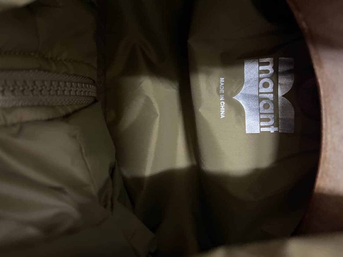 이자벨 마랑 올리브카키 패디드 점퍼 상품이미지4