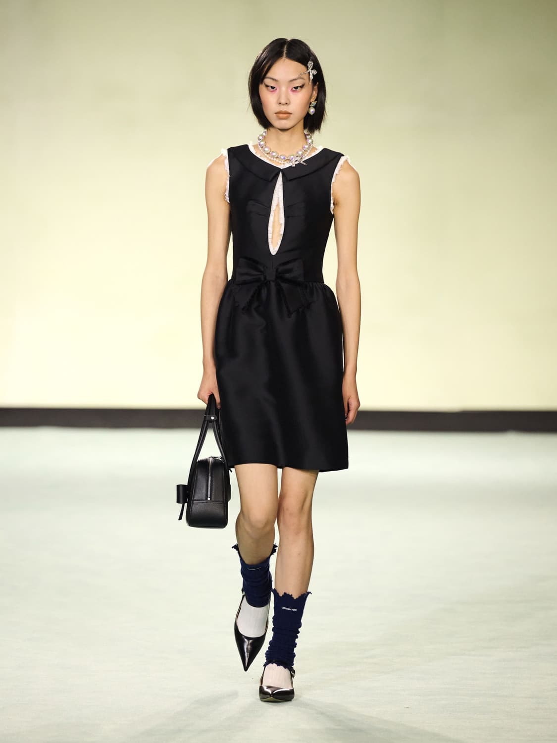 [F]슈슈통 26ss 로고 삭스 부츠/네이비 상품이미지4