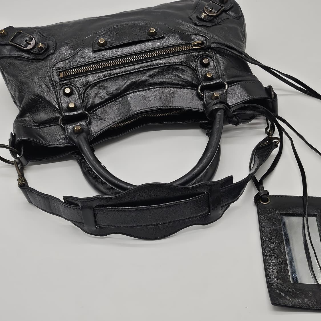 정품 발렌시아가 모터 숄더백 스몰 상품이미지7