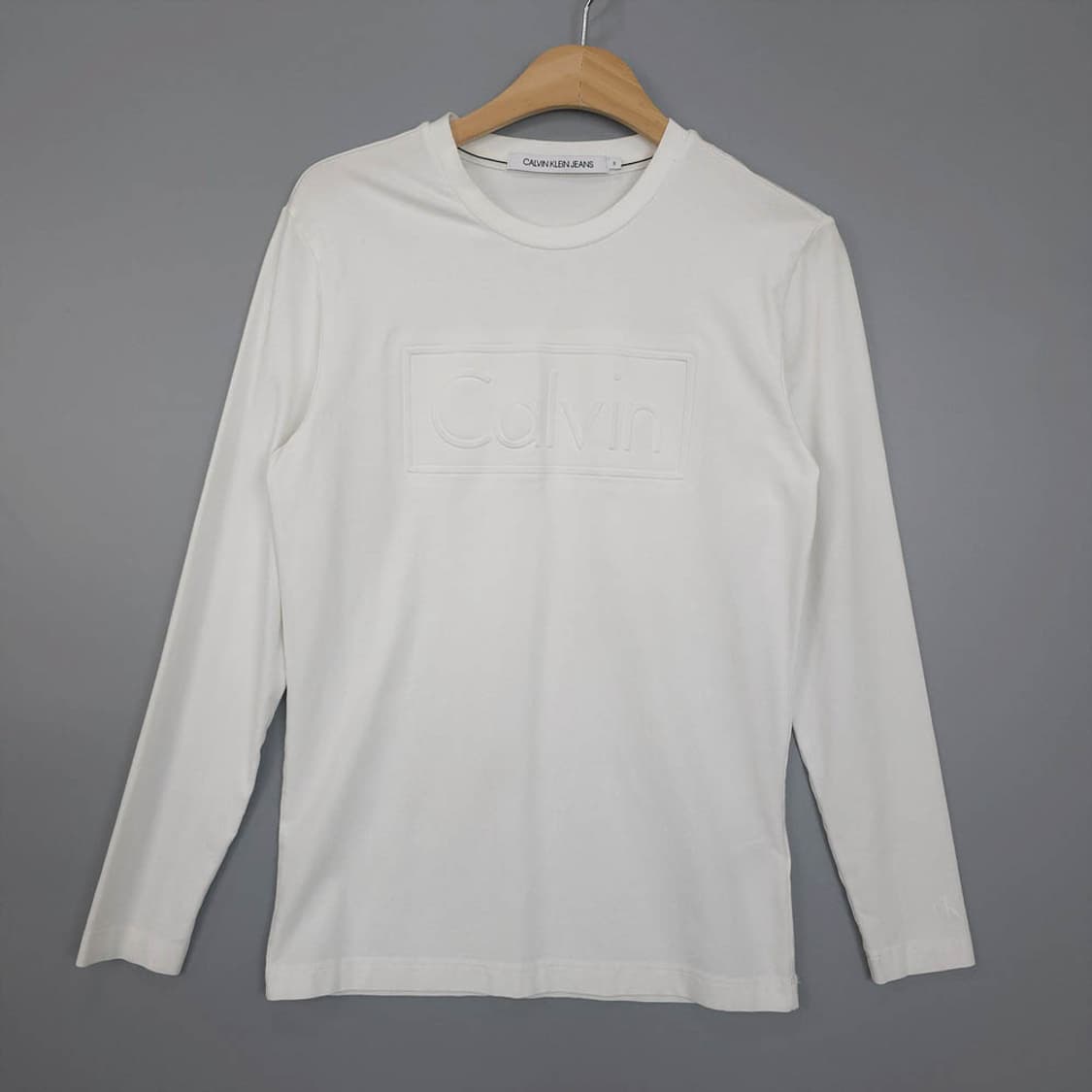 캘빈클라인진 Calvin Klein Jeans 엠보 맨투맨 S 상품이미지1