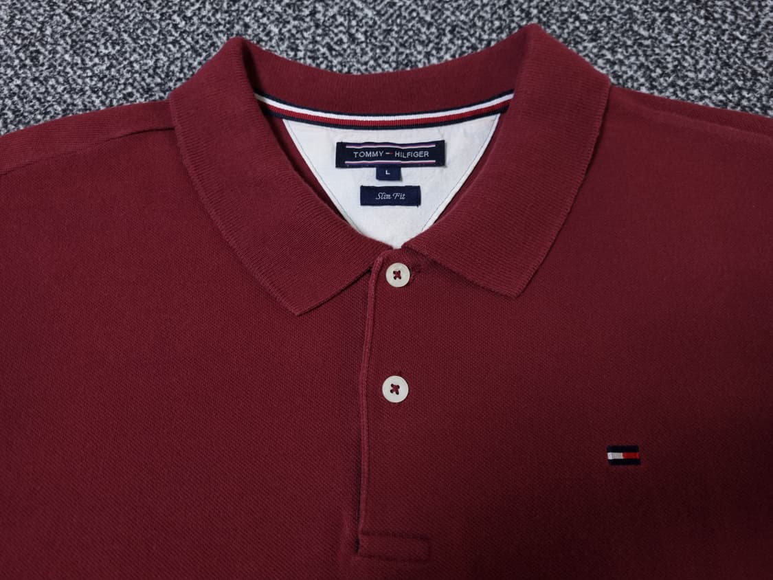 [무료배송][100]타미힐피거 남성용 피케 반팔티 카라티 상품이미지5