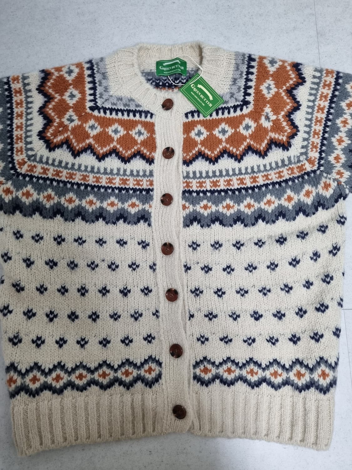 그린버터 가디건 새상품 상품이미지3