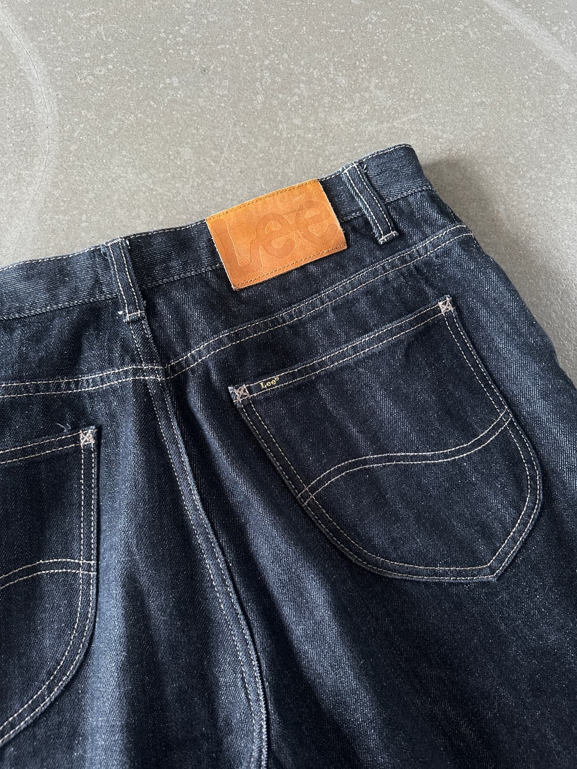 Lee 생지 원워시 스트레이트 데님 팬츠 상품이미지2