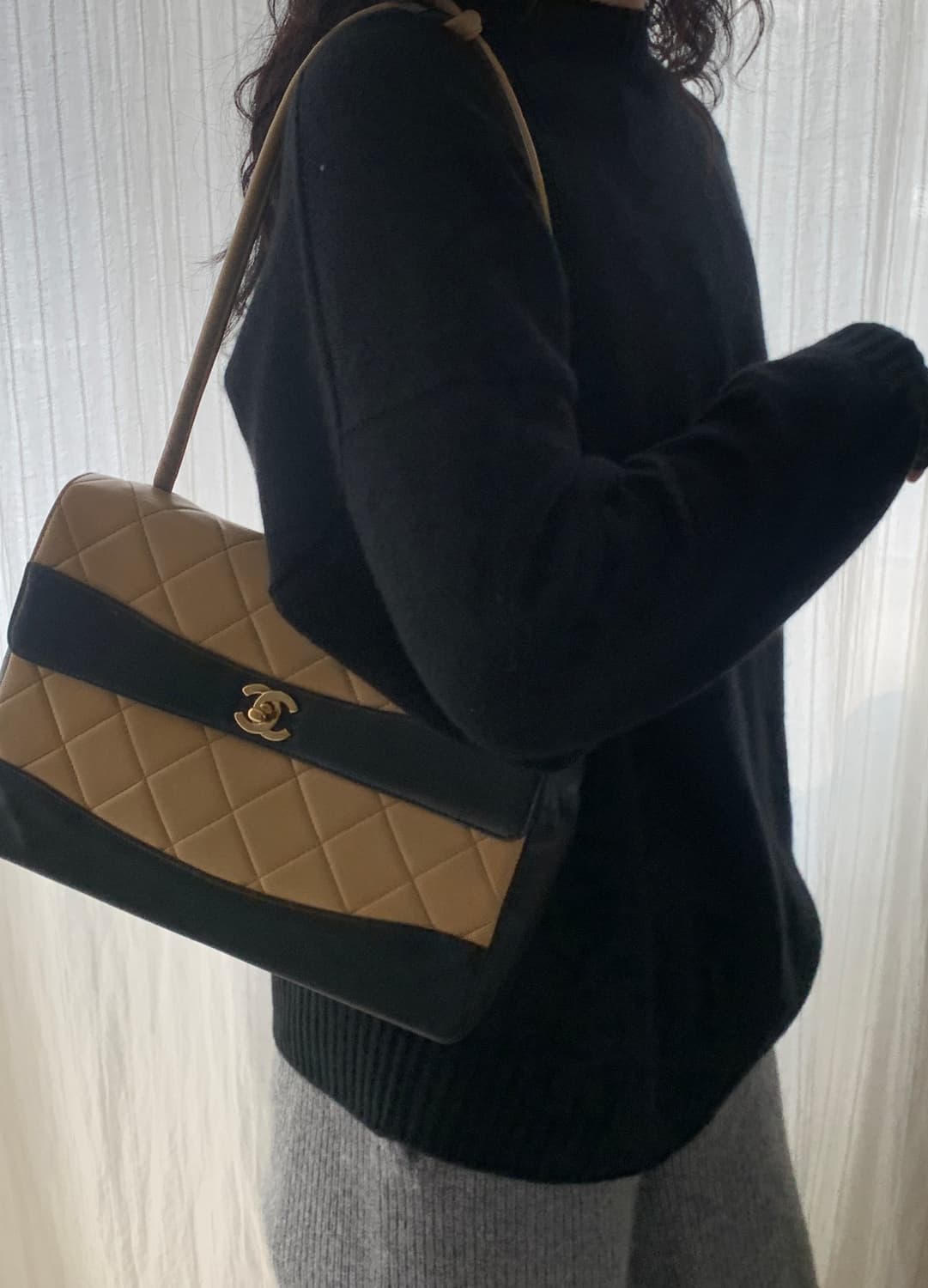 샤넬 투톤 숄더백 상품이미지6