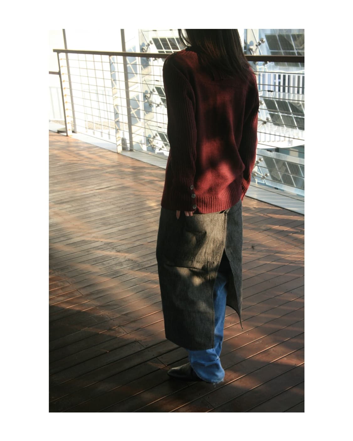 2000ss Denim Apron 상품이미지2
