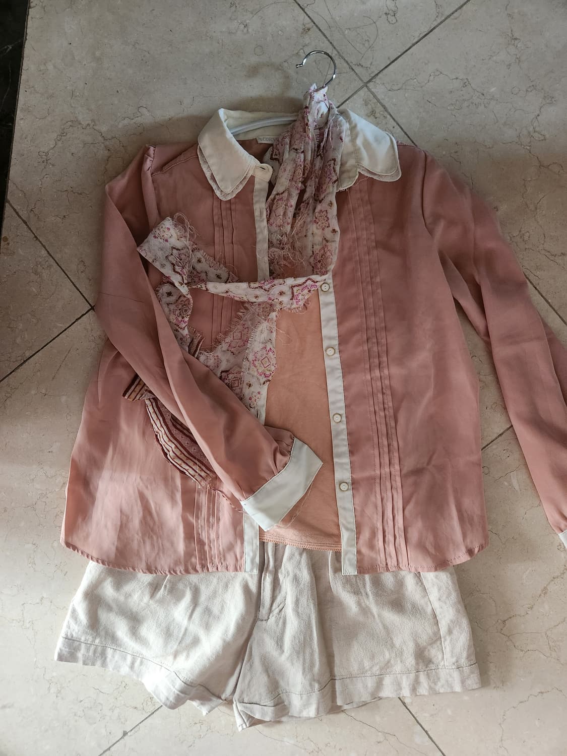 빈티지 코랄 모리걸 코디셋 4p 상품이미지2