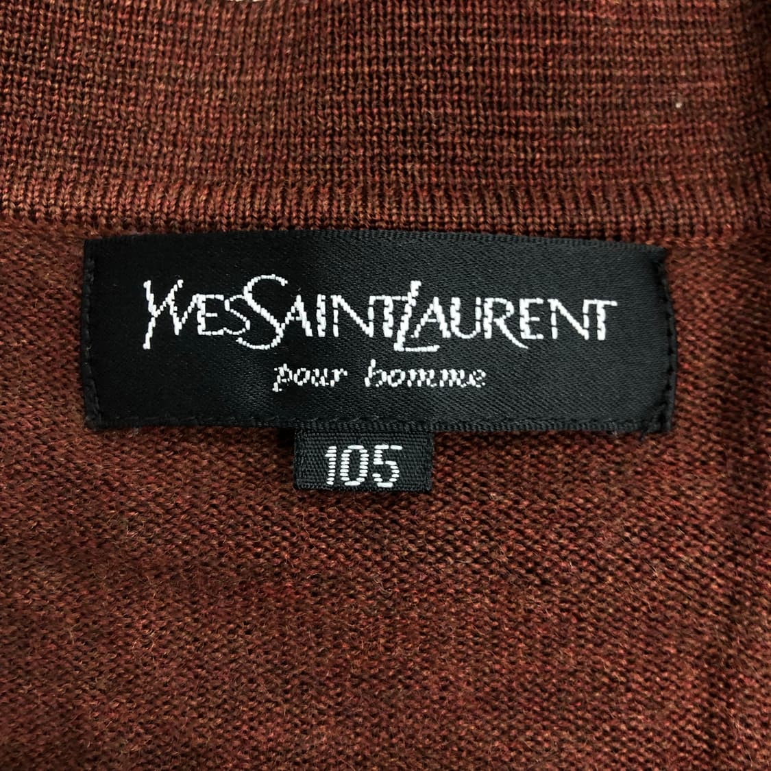 입생로랑 아카이브 울 미니멀 가디건 상품이미지6