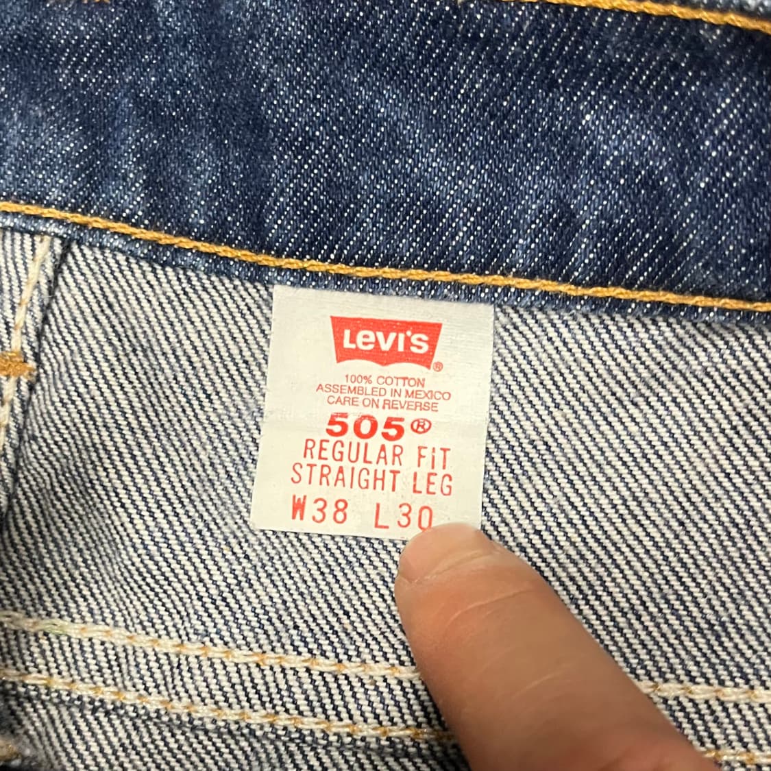 90s Levis505 데님 팬츠 (38“) 상품이미지6