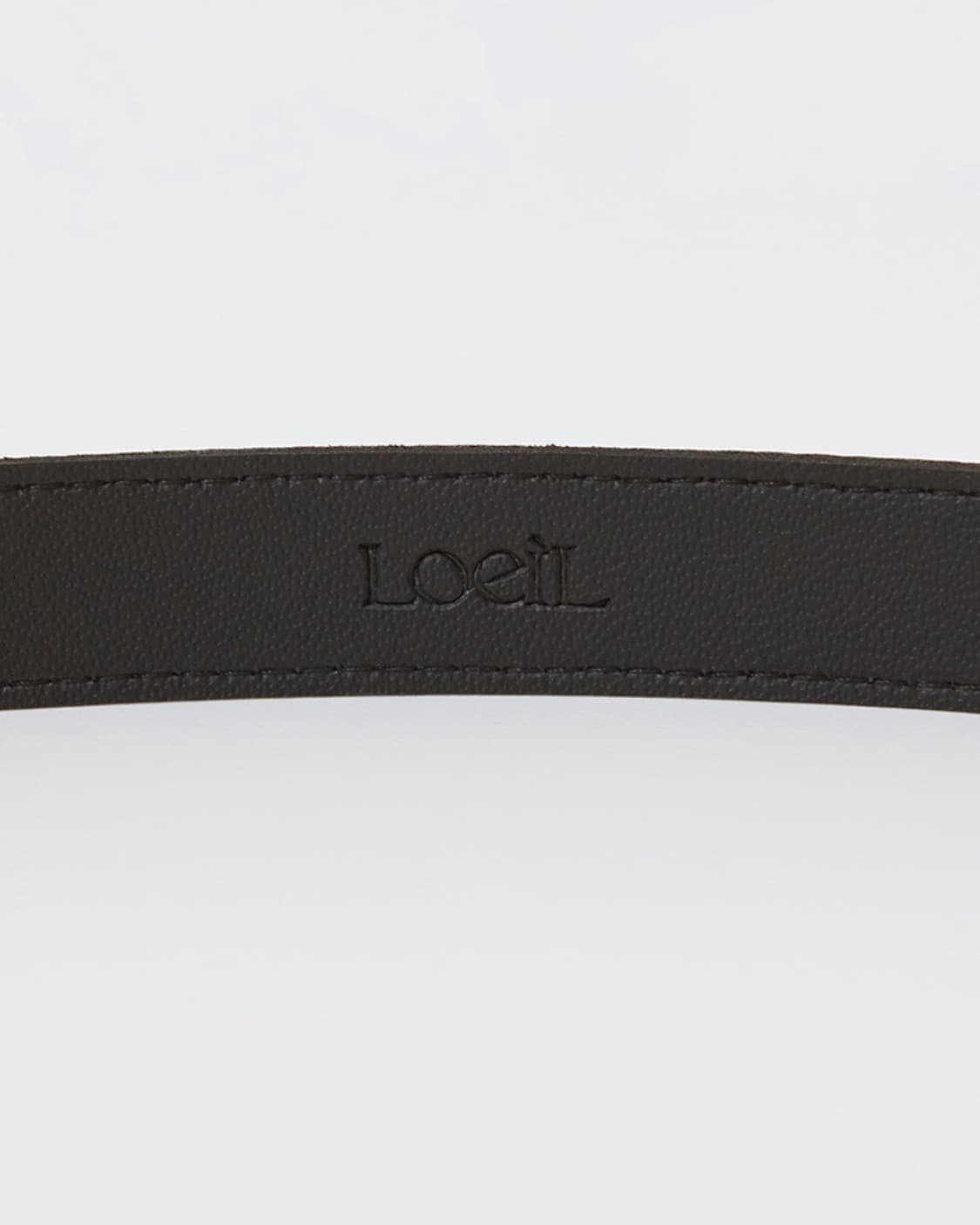 *해외출국으로 판매중단예정* 로에일 베이직 스퀘어 버클 벨트 블랙 상품이미지4