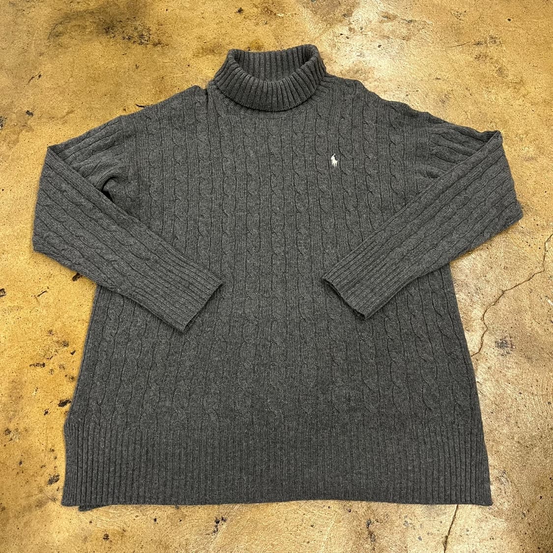 폴로 랄프로렌 그레이 목폴라 니트 상품이미지2
