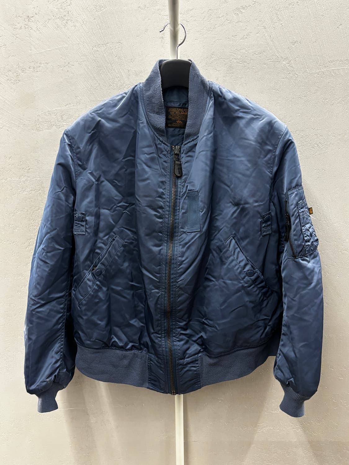 알파인더스트리 MA-1 네이비 XXL 항공점퍼 상품이미지2