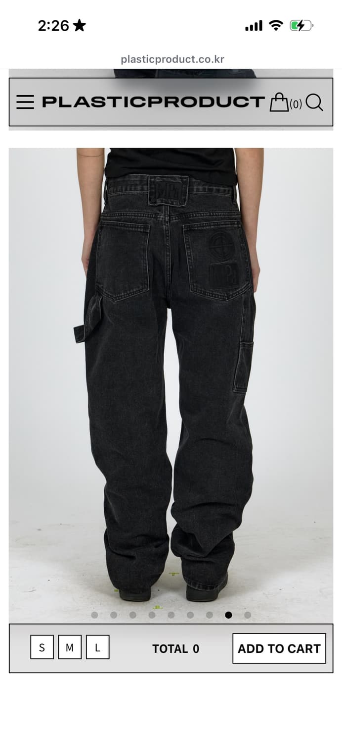 플라스틱프로덕트 페인터 데님 s 상품이미지5