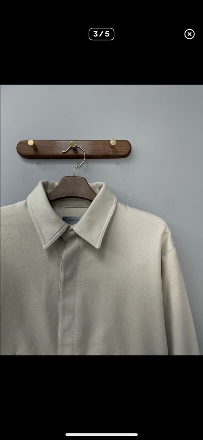 메종미네드 아이보리 블루종 자켓 A3388 상품이미지3