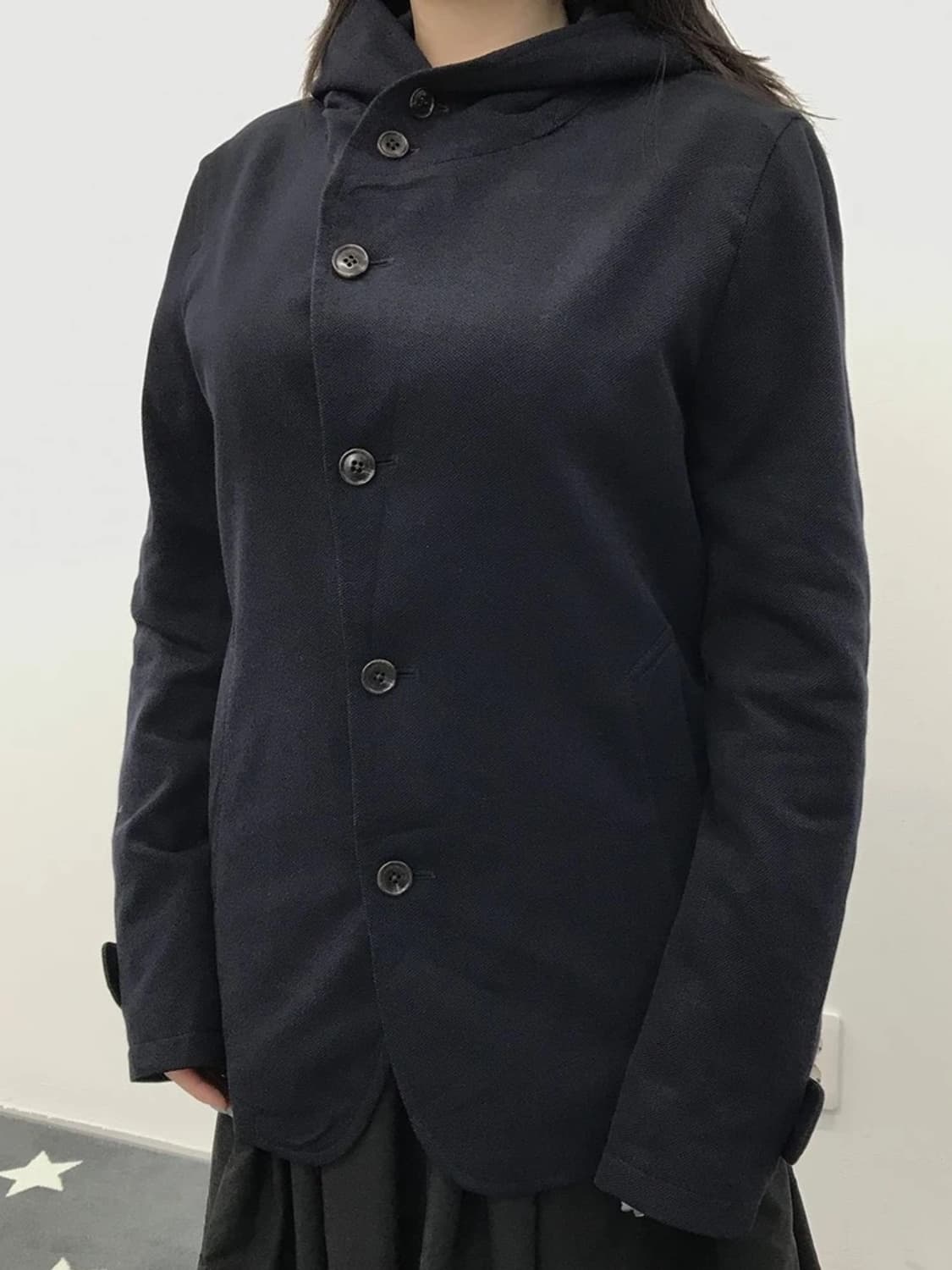 Boycott Button Hood Coat 상품이미지4