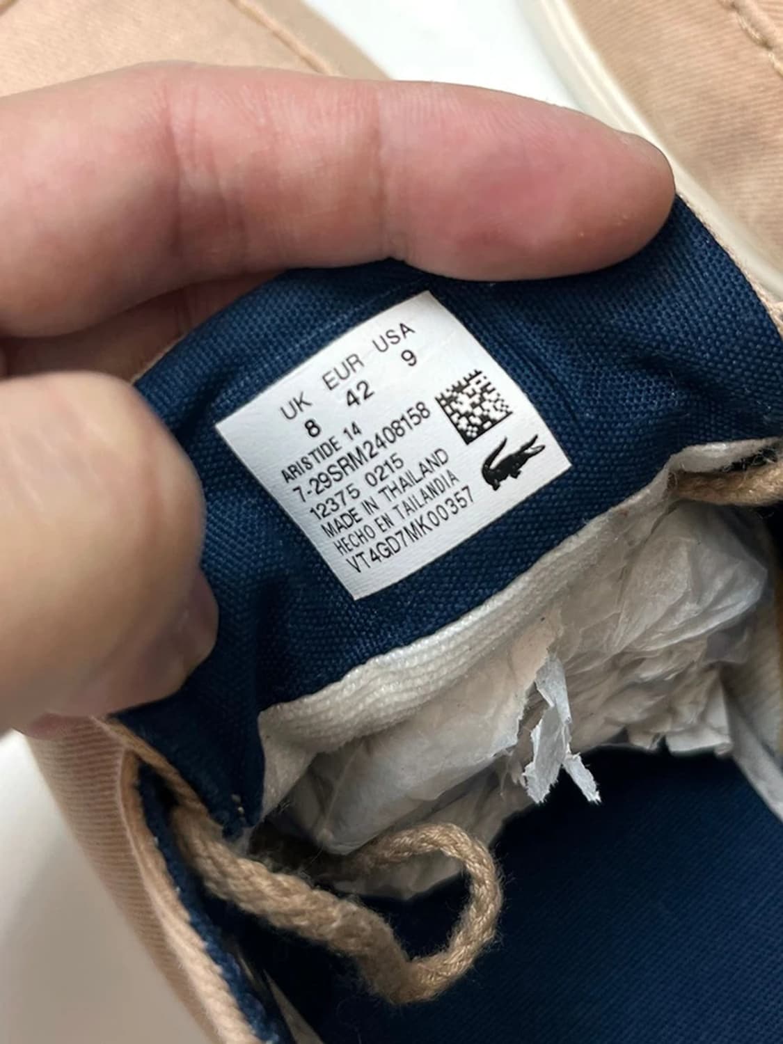 라코스테 아리스티드 보트 슈즈 A1485 상품이미지9