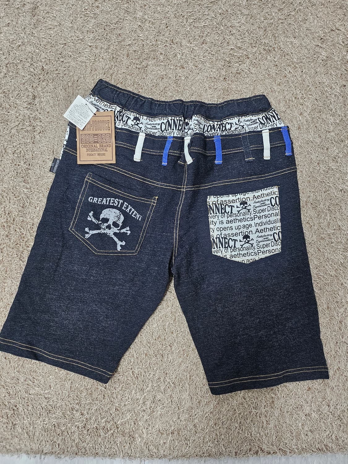 일본(30-34) 펑크 어웨이 레터링 스컬 아트 버뮤다
팬츠 상품이미지1