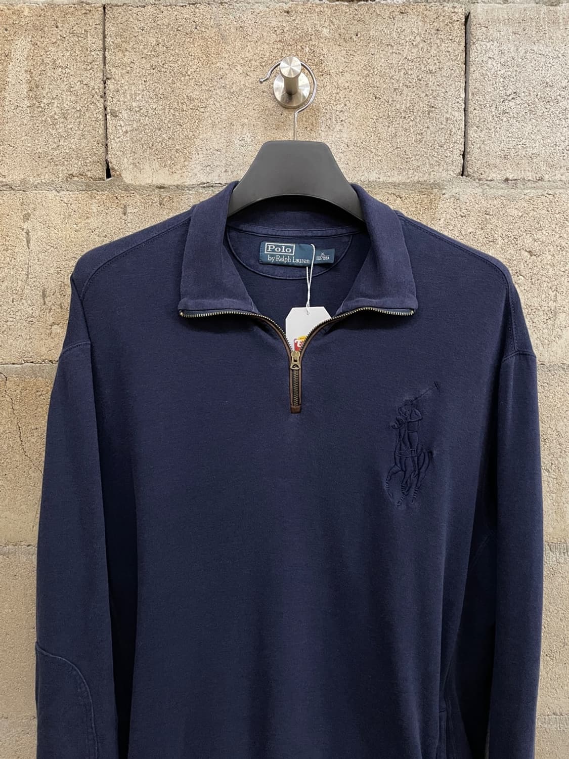 폴로 랄프로렌 빅 포니 반집업 니트 상품이미지2