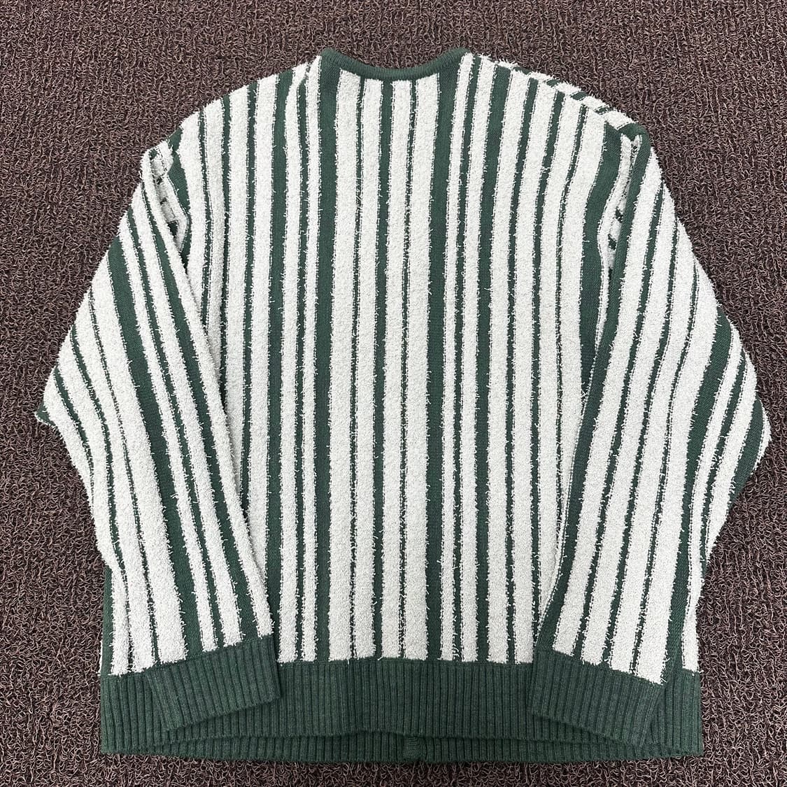 커버낫 버티컬 스트라이프 가디건 105(XL) 상품이미지5