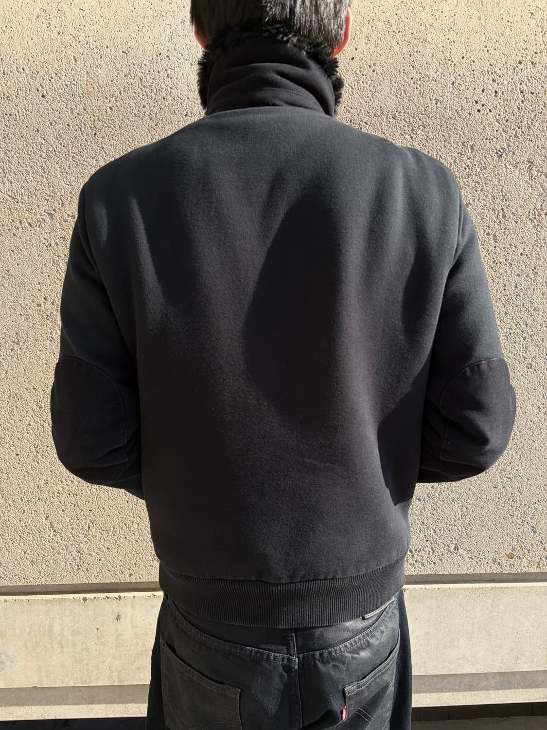 아르마니 익스체인지 퍼 비대칭 자켓 상품이미지5