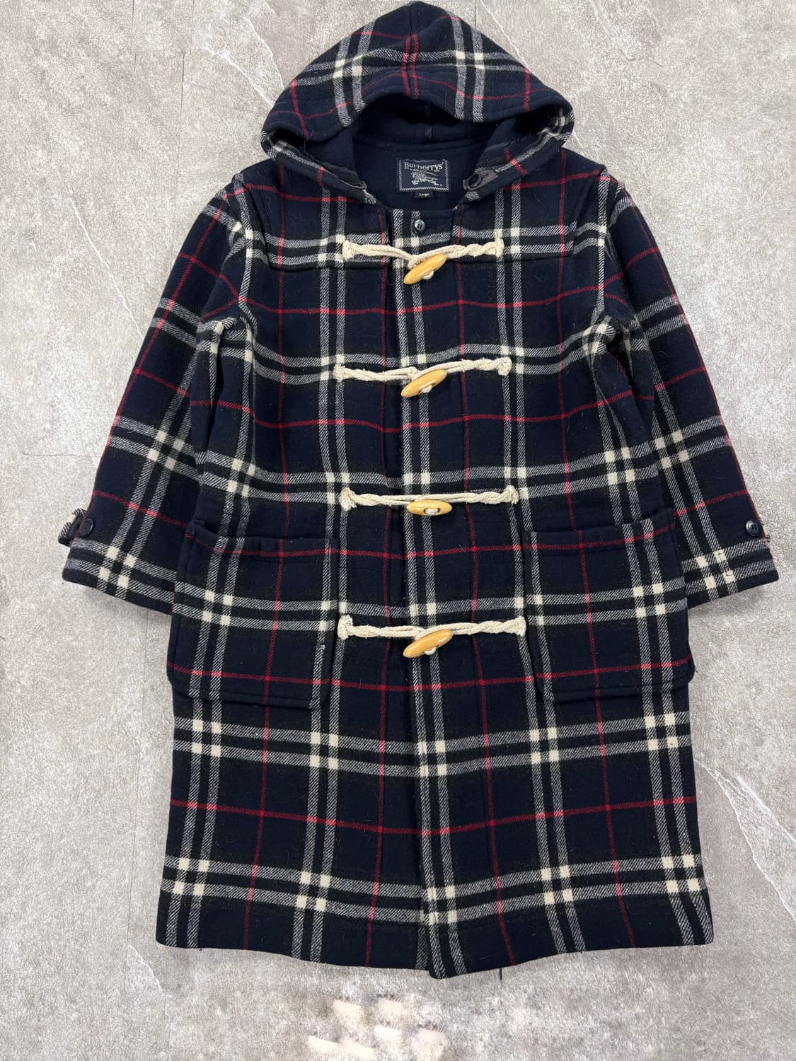- Burberry Signature Check Duffle Coat   상품이미지1