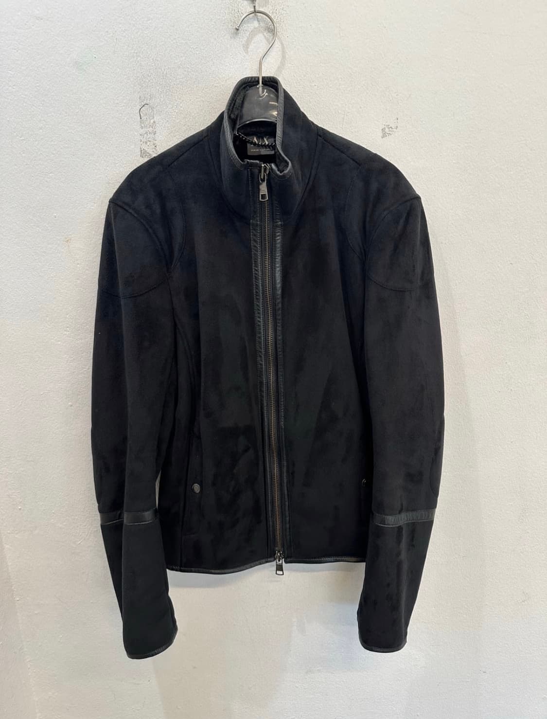 아르마니 익스체인지 스웨이드 집업 자켓 상품이미지1