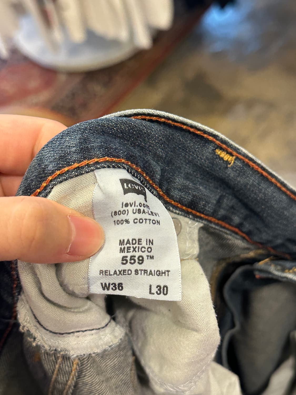 00s Levis 리바이스 559 W36 L30 상품이미지4