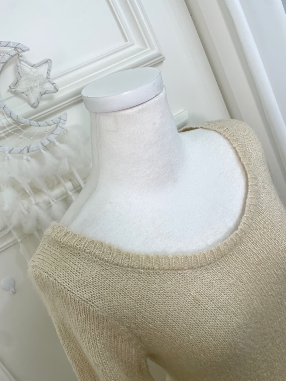 ivory lovely flare knit opc(size-M) 상품이미지7