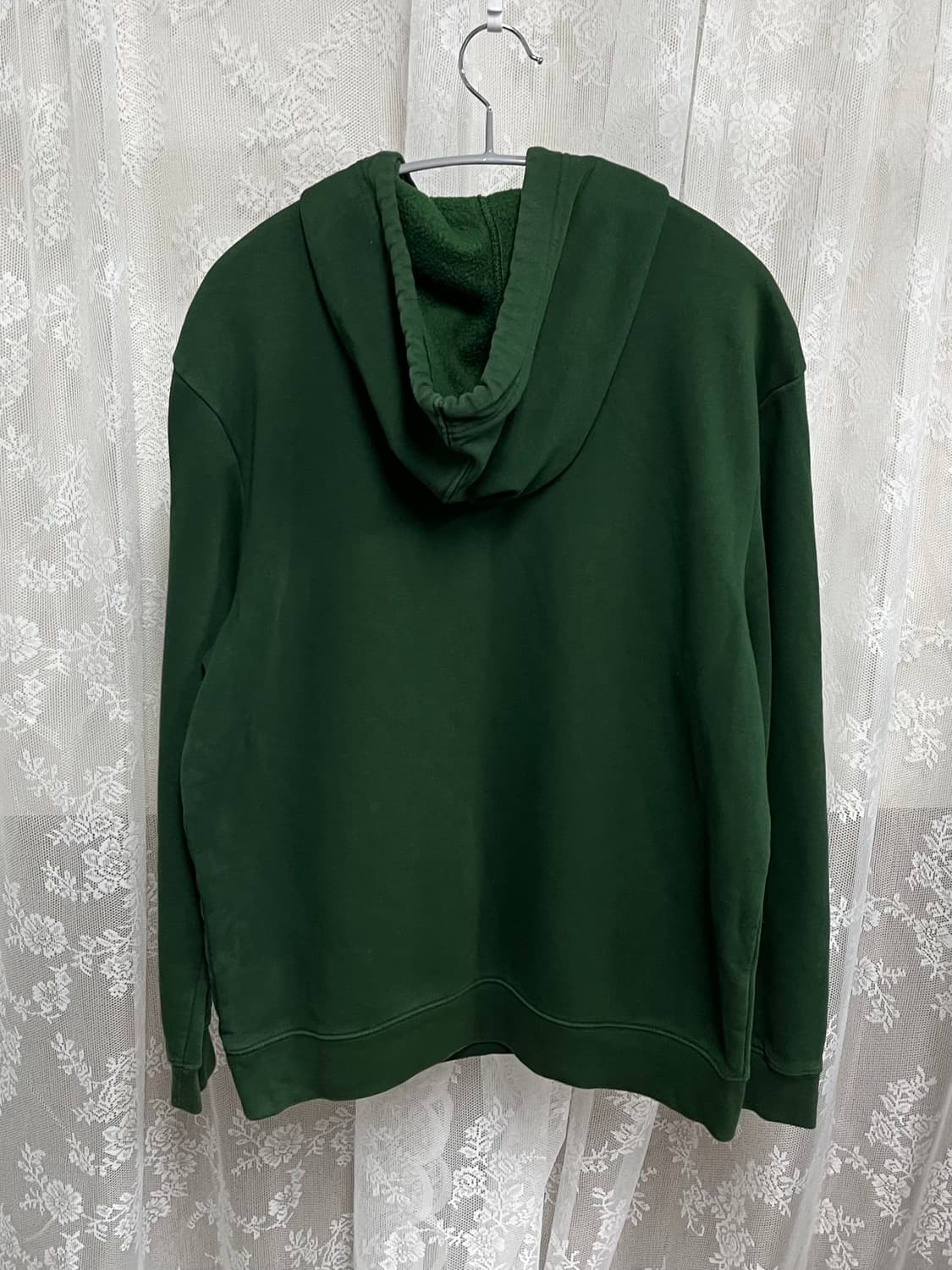 M) 갭 딥그린 기모 후드티 상품이미지2