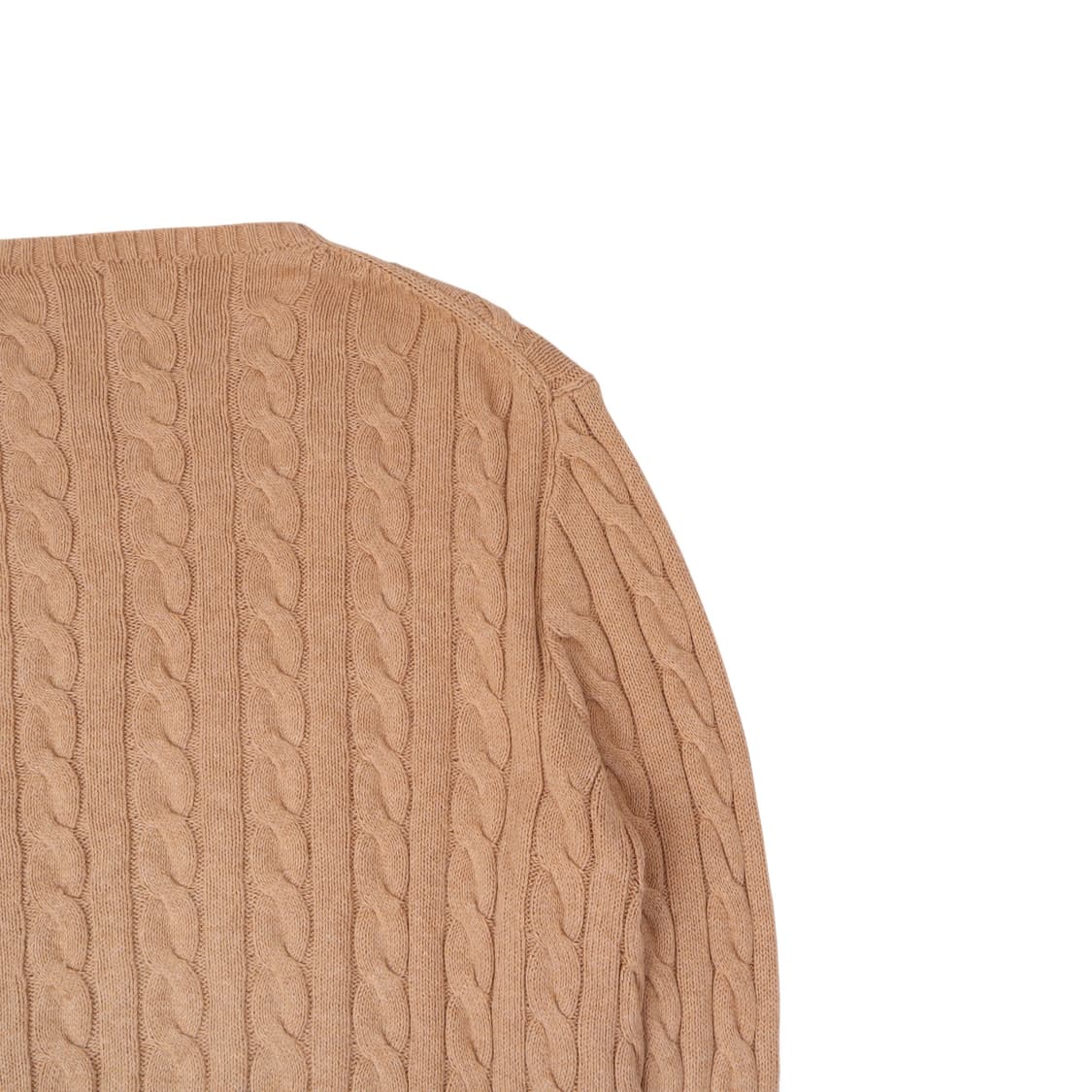 폴로 랄프로렌 QR 베이지 케이블 니트 상품이미지6