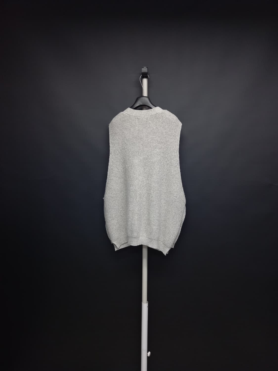 새 AGAIN be 춘추동 루즈박시핏 니트 베스트 F 44-77 상품이미지2