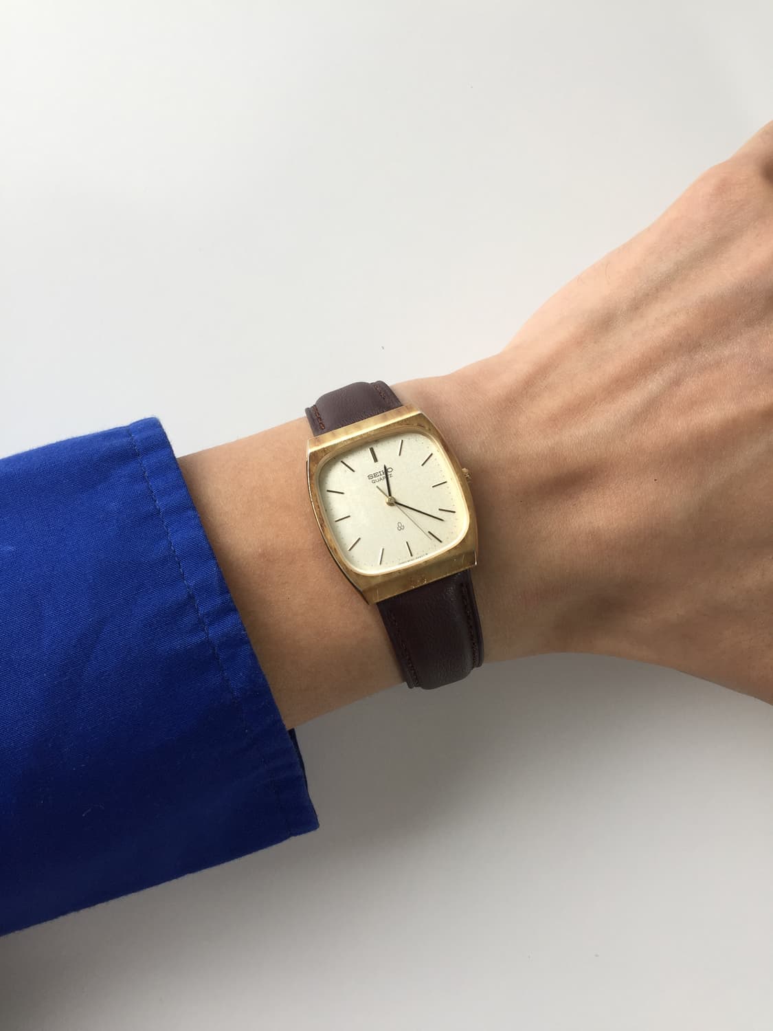 80s seiko vintage gold square quartz 상품이미지7